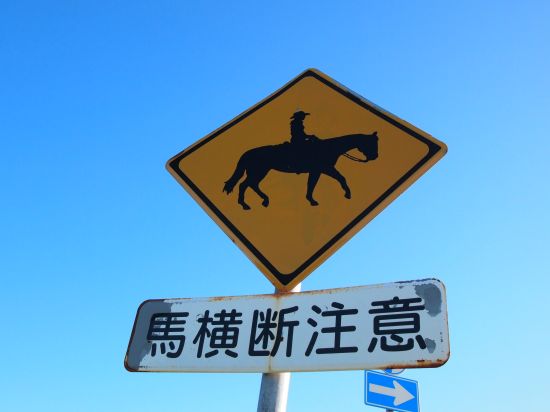 北海道ツーリング中に見つけた動物の警戒標識　2013ver.